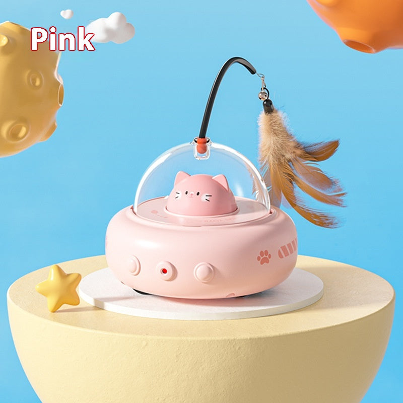 Fluttering feather wand